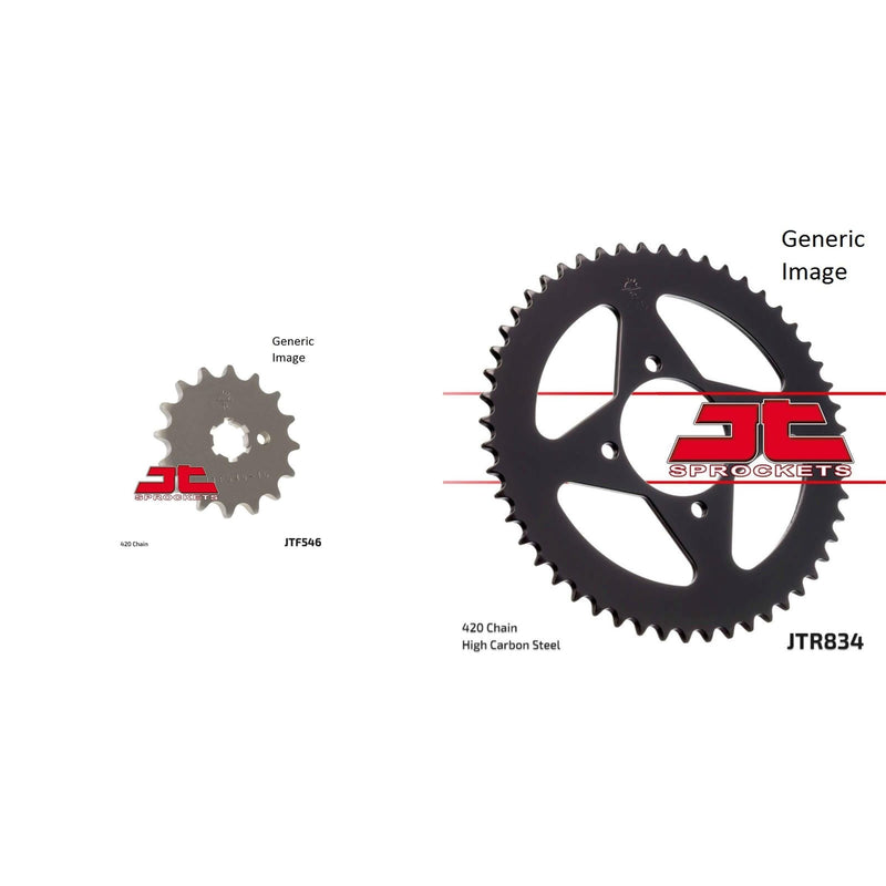 Load image into Gallery viewer, Front and Rear Steel Sprocket Kit for OffRoad YAMAHA TTR90/E 2000-2007
