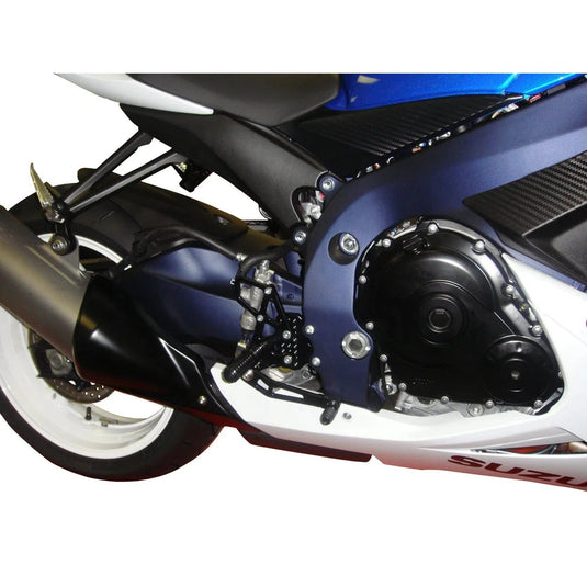 Vortex Racing Adjustable Rear Set Black - RS582K