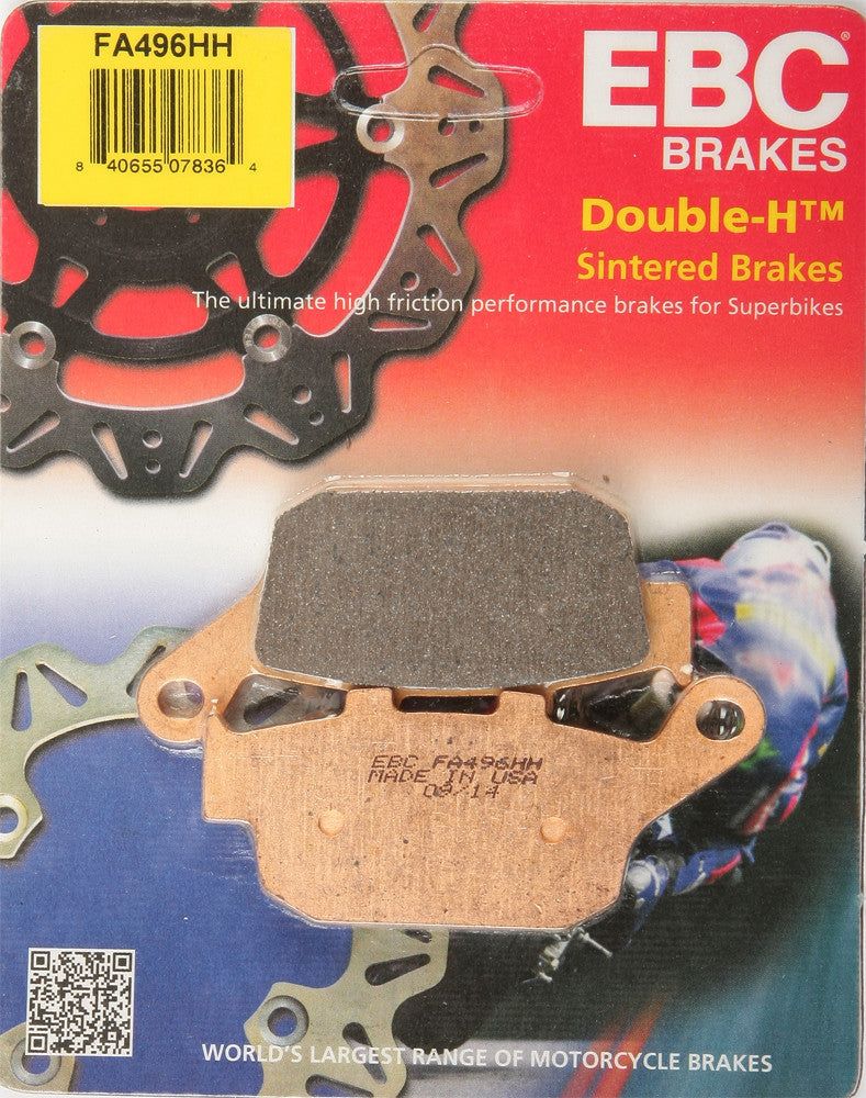 Load image into Gallery viewer, EBC 1 Pair Sintered HH Race Formula Brake Pads MPN FA496HH
