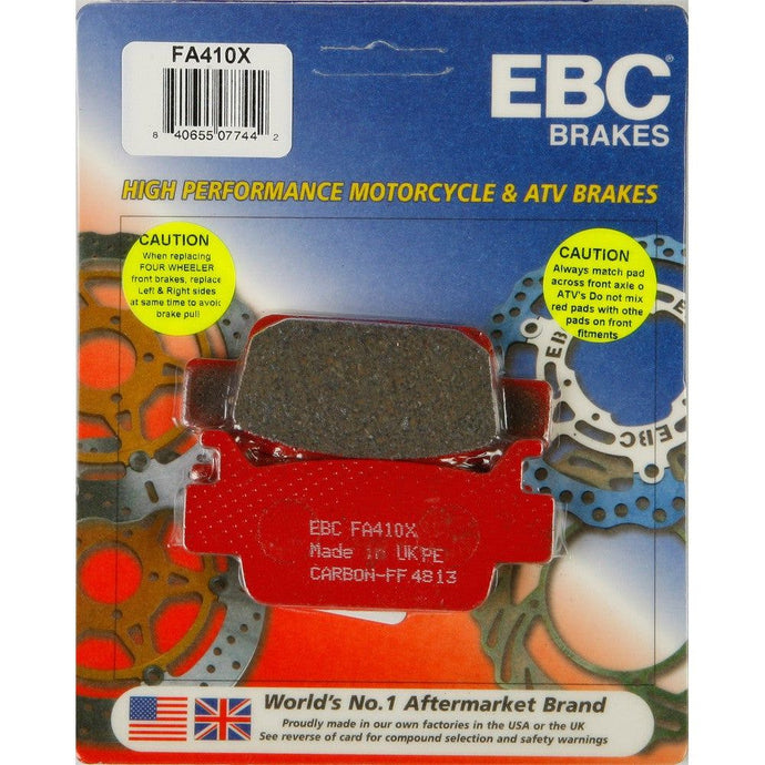 EBC 1 Pair Performance X-Series Carbon Brake Pads MPN FA410X