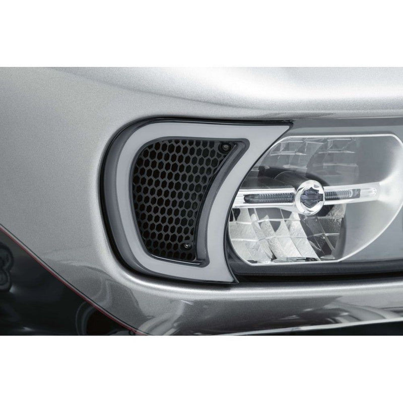 Load image into Gallery viewer, Kuryakyn Tracer Red/Gold Headlight Vent Accents 2947
