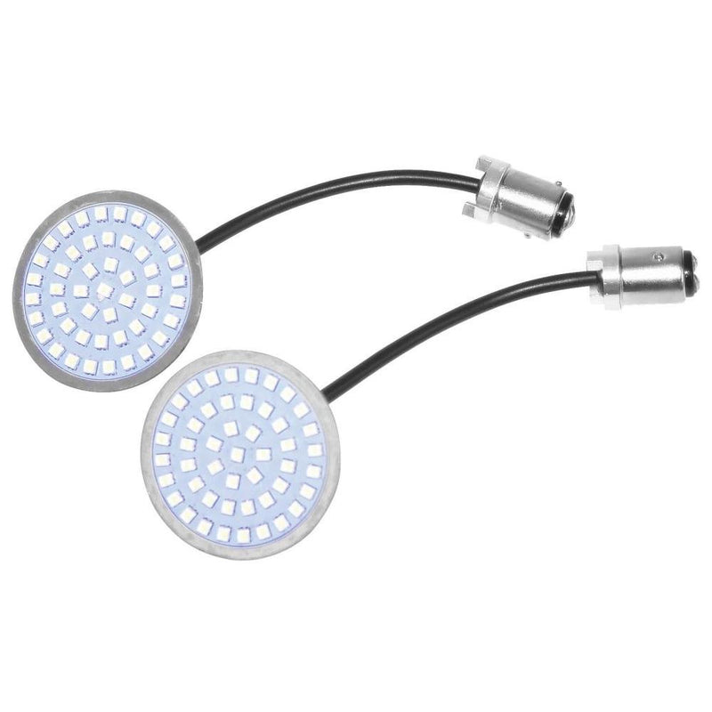 Load image into Gallery viewer, Letric Lighting Bullet Style Turn Signal Inserts White/Amber 1157
