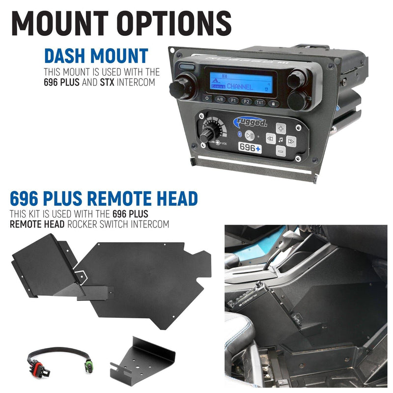 Load image into Gallery viewer, Rugged Radios Polaris RZR PRO XP - Turbo R - Pro R - Complete Communication Kit with Bluetooth Intercom and 2-Way Radio
