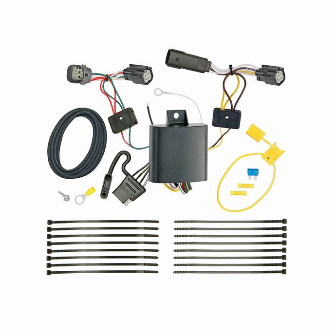 T-One T-Connector Harness, 4-Way Flat, w/Circuit Protected Module fits 2017-2022 Chevrolet Trax (Except LS)