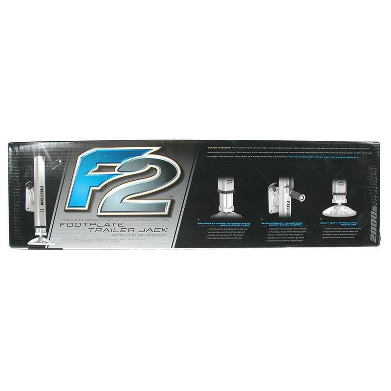 Load image into Gallery viewer, Fulton F2 Marine Trailer Jack, 2,000 lbs. Lift Capacity, Side Wind, Bolt-On Side Mount, 10 in. Travel
