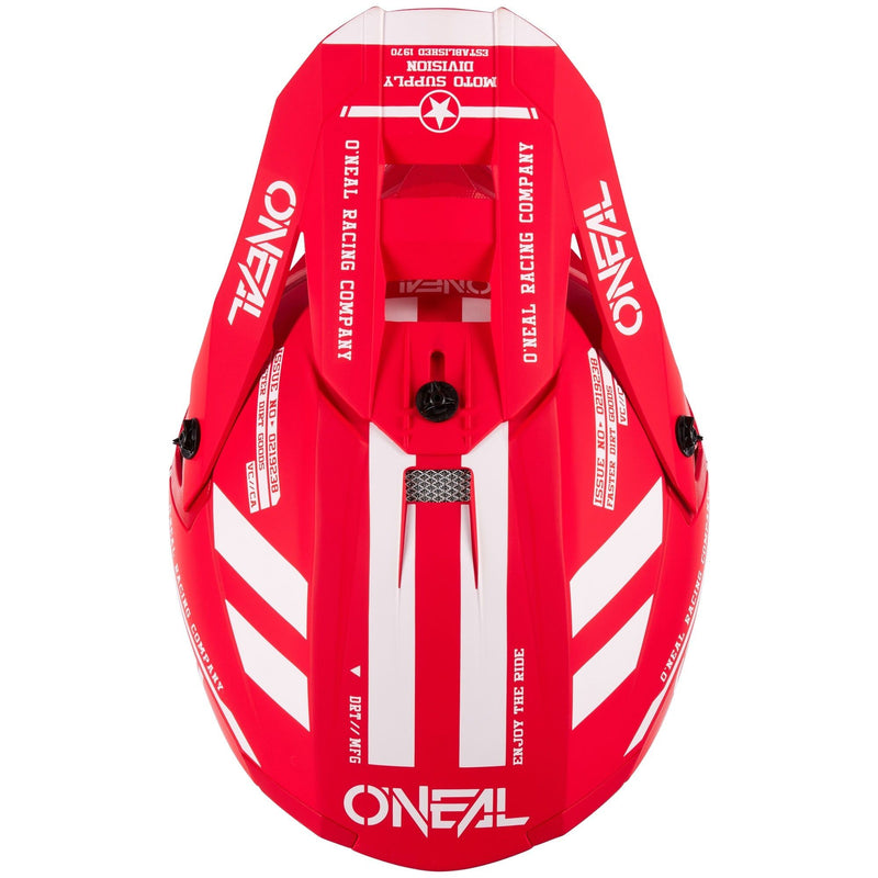 Load image into Gallery viewer, O&#39;Neal 5 SRS Warhawk Red Helmet
