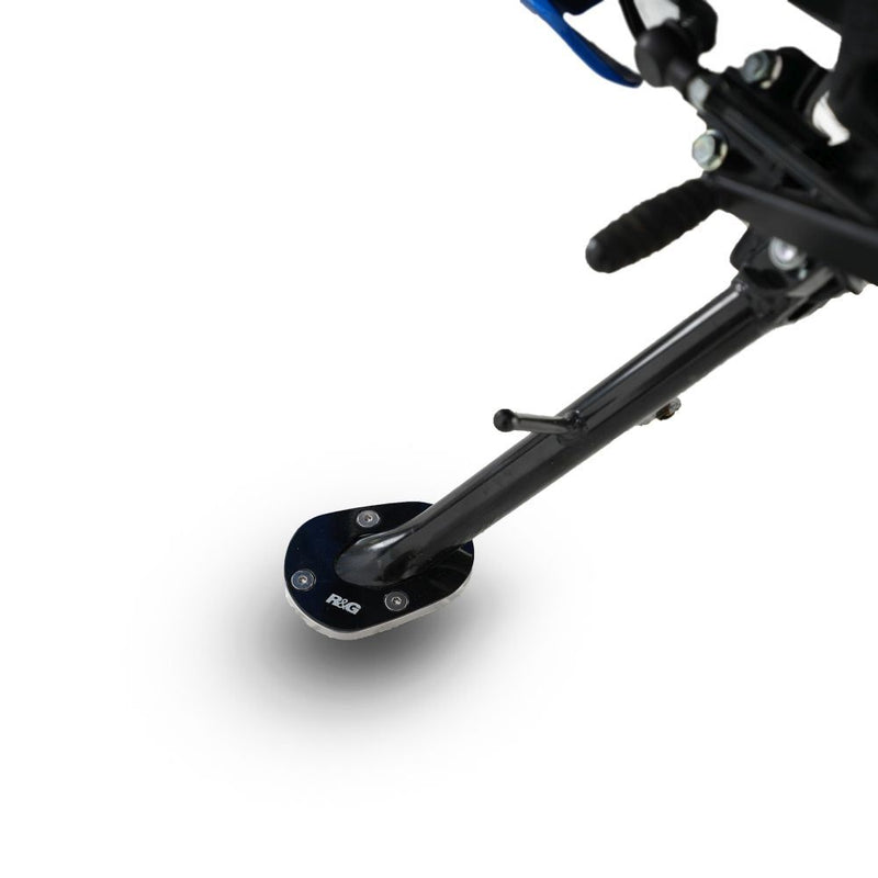 Load image into Gallery viewer, R&amp;G Racing Silver Kickstand Shoe For 2017-2024 Suzuki GSX-R125

