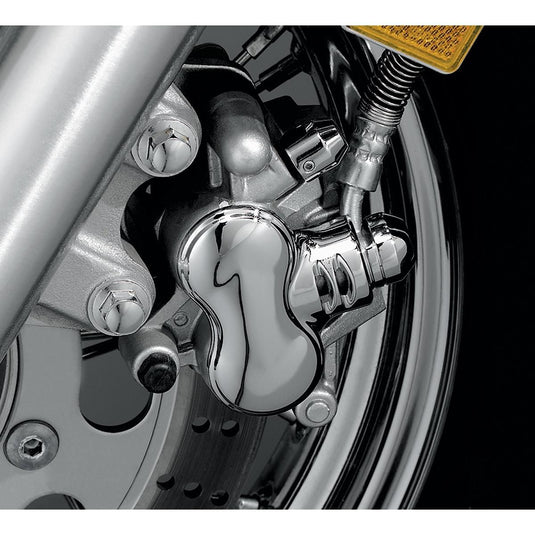Yamaha XVS1300A V-Star 1300 07-13Brake Caliper Cover Front Chrome for Kuryakyn