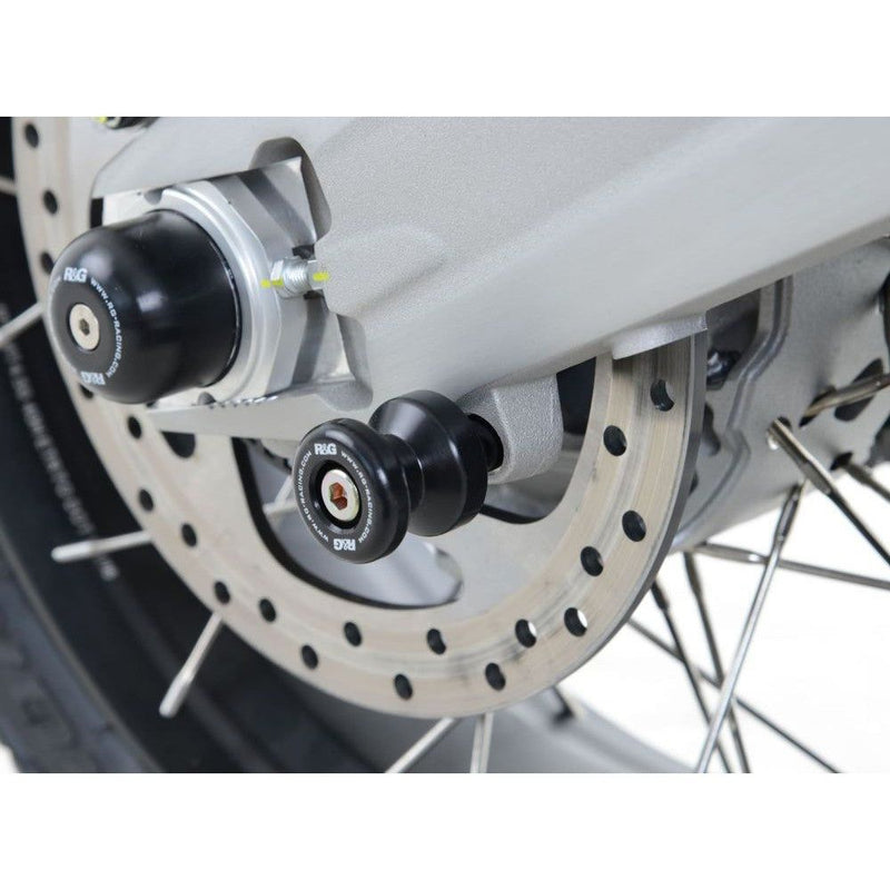 Load image into Gallery viewer, R&amp;G Racing White Cotton Reels For 2016-2019 Ducati Multistrada 1200 Enduro
