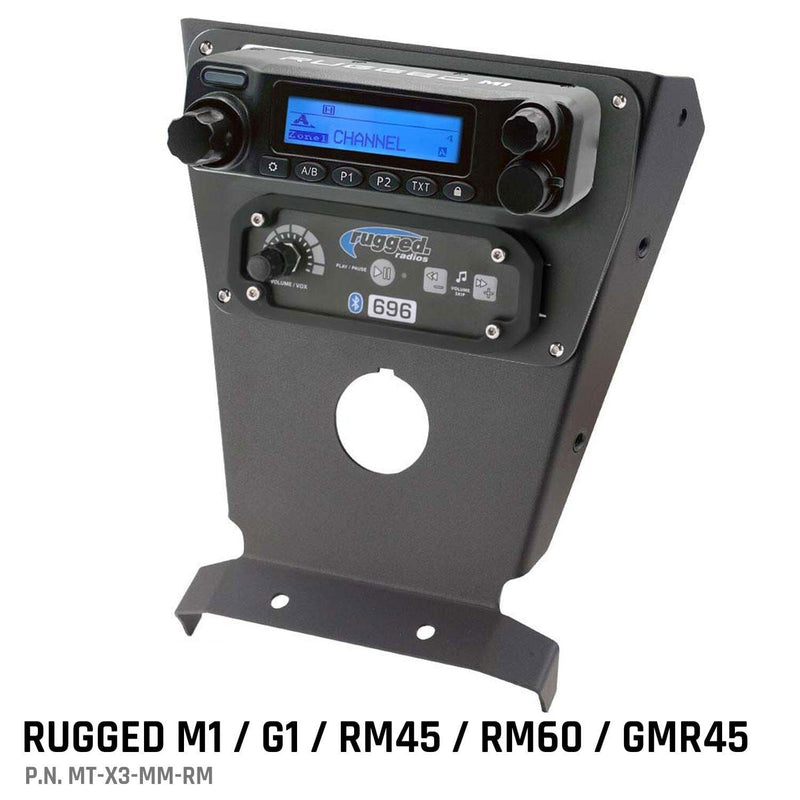 Load image into Gallery viewer, Rugged Radios Can-Am X3 Multi Mount Kit for Rugged UTV Intercoms and Radios
