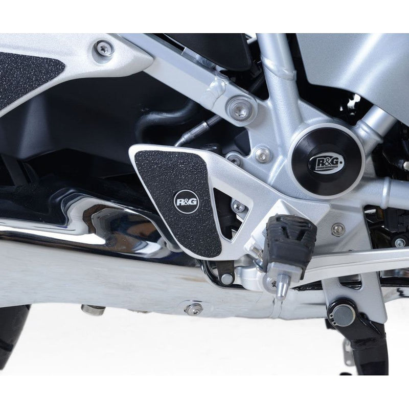Load image into Gallery viewer, R&amp;G Racing Black Boot Guard Kit For 2014-2015 BMW R1200RT
