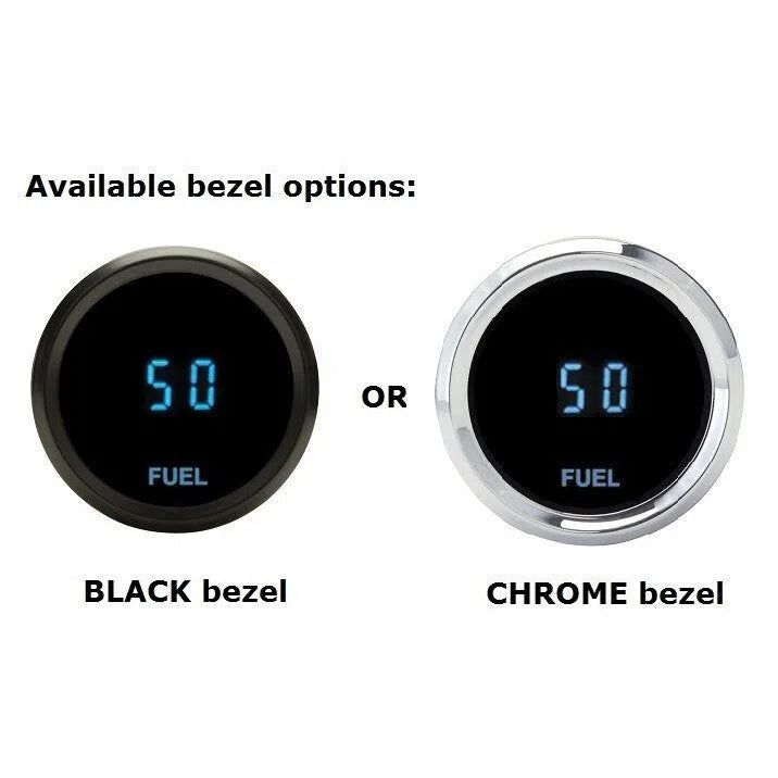 Load image into Gallery viewer, Dakota Digital Solarix Universal Round Fuel Level Gauge Blue Display SLX-06-1
