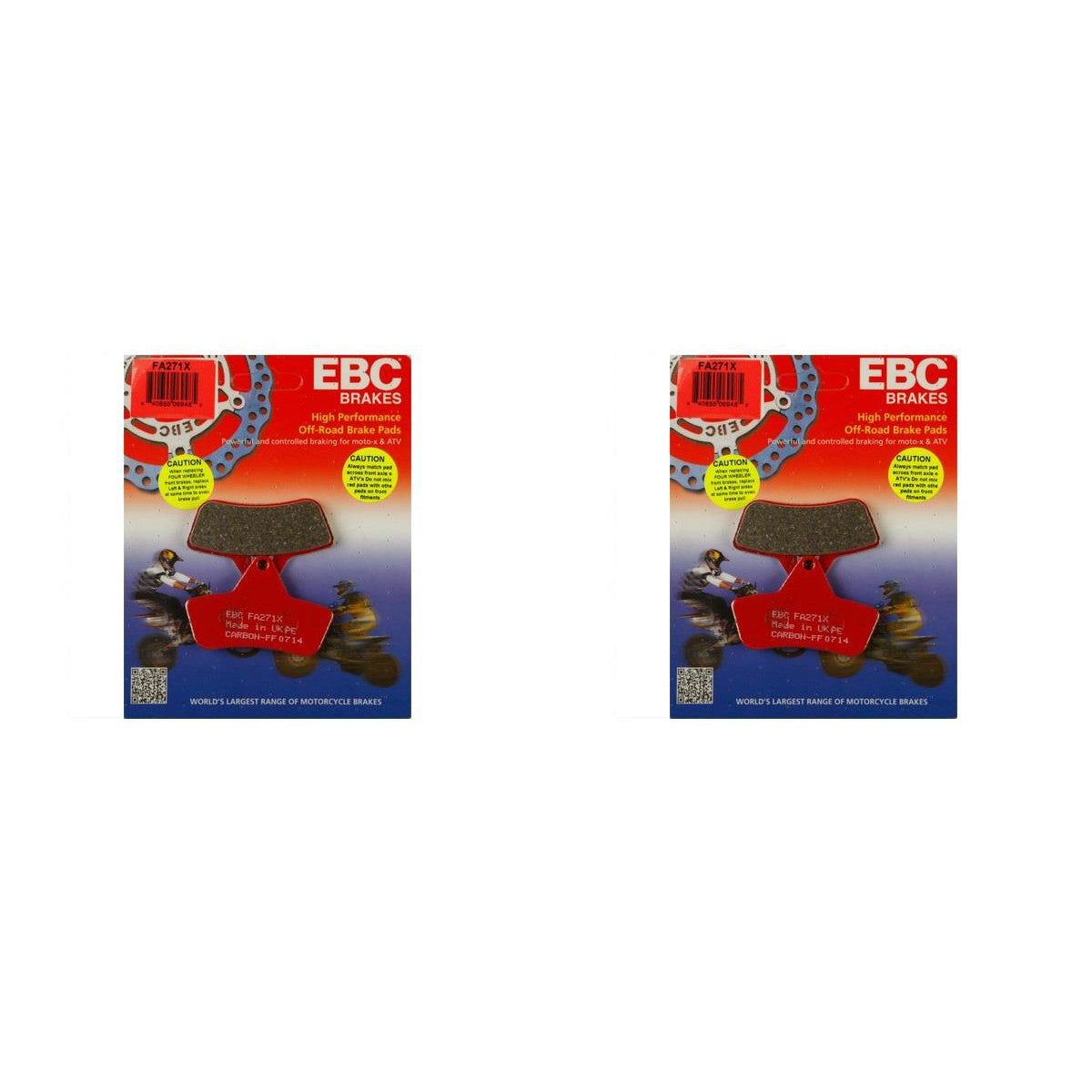 EBC Brake Pad Front Kit FA271X for Arctic Cat 300 4x4 1998-2004