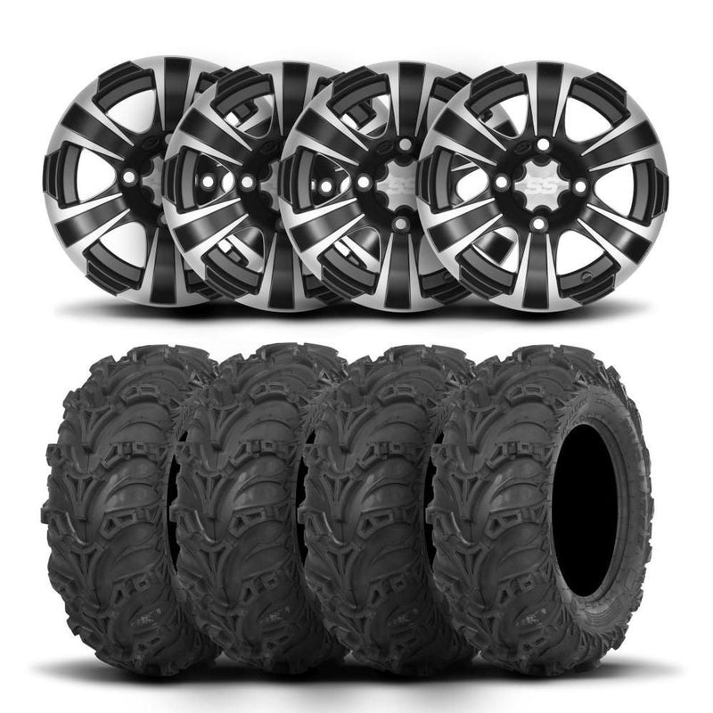 Load image into Gallery viewer, ITP SS312 12&quot; Wheels And Mud Lite II Tires [26x11-12]
