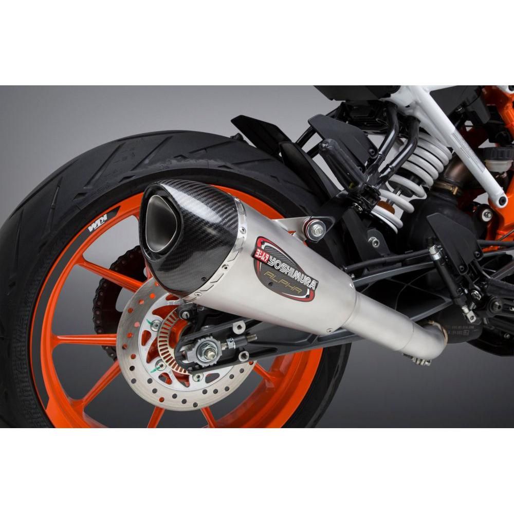 Yoshimura Street Exhaust Slip-on Alpha T Stainless - 16381BP520