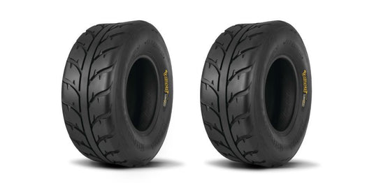 Kenda Set Of Two K547 Speed Racer Rear Bias Tires (6 Ply) [25x10-12]