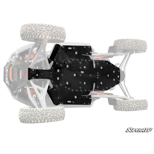SuperATV Polaris RZR Turbo R Full Skid Plate FSP-P-RZRTR