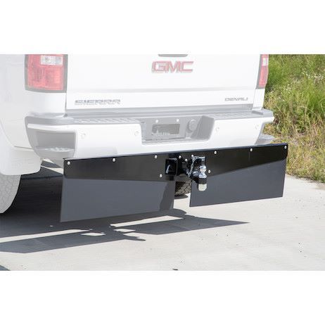 Load image into Gallery viewer, Receiver Trailer Hitch Mounted Stone Guards with 15 Inch Rubber Flaps
