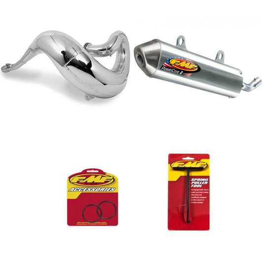 Silencer, Fatty Exhaust Pipe, O-Ring, Spring & Tool Kit KAWASAKI KX250 2001-2002