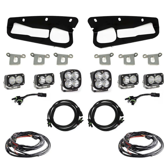 Baja Designs Fog Pocket Light Kit Dual S2 Series Multi Pattern Clear Lens Toggle Wiring 447763