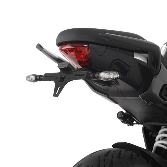 R&G Racing Black Tail Tidy License Plate Holder For 2022-2024 Triumph Tiger 660 Sport