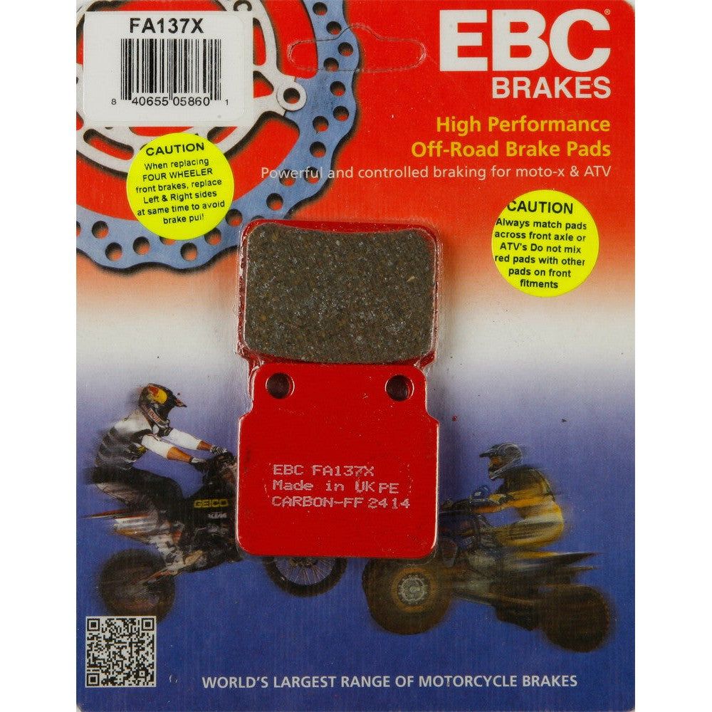 EBC 1 Pair Performance X-Series Carbon Brake Pads MPN FA137X