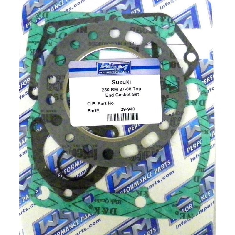 Load image into Gallery viewer, WSM Top End Gasket Kit For Suzuki 250 RM 87-88 29-940
