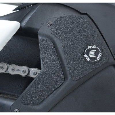 Load image into Gallery viewer, R&amp;G Racing Black Boot Guard Kit For 2015-2020 Kawasaki Ninja H2 ZX1000
