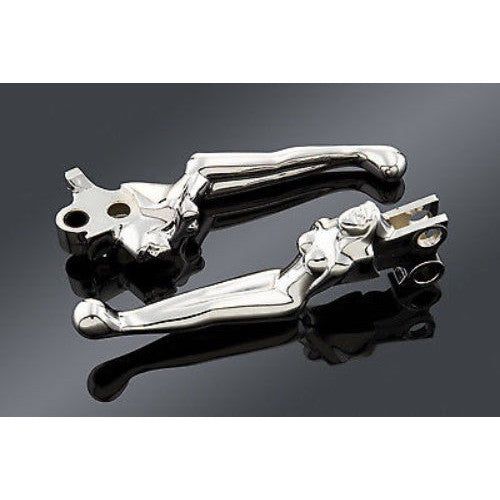 Load image into Gallery viewer, KURYAKYN CHROME SILHOUETTE LEVERS FOR 1996 HARLEY DAVIDSON TOUR GLIDE MODELS HD
