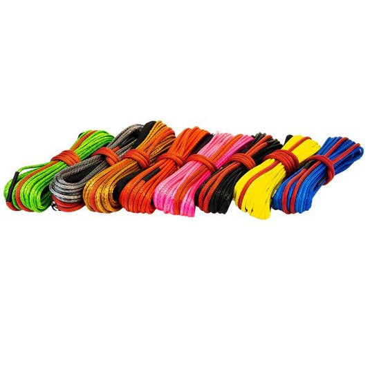 RJWC Ultra-Durable UHMWPE Ultra High Molecular Weight Polyethylene Fabric Winch Line for Heavy-Duty Winching For ATV / UTV 3/16