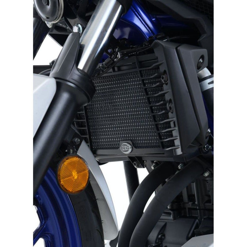 Load image into Gallery viewer, R&amp;G Racing Black Aluminum Radiator Guard For 2016-2024 Yamaha MT-03
