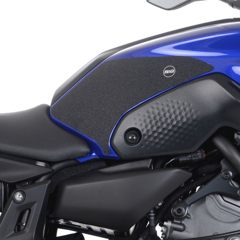 Load image into Gallery viewer, R&amp;G Racing Black Tank Traction Grips For 2021-2024 Yamaha MT-07 EZRG940BL
