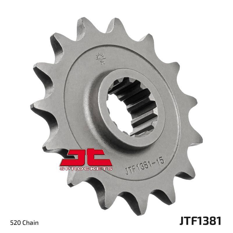 Load image into Gallery viewer, JT Sprockets Front Steel Countershaft Sprocket 15 Tooth 15T 520 Chain

