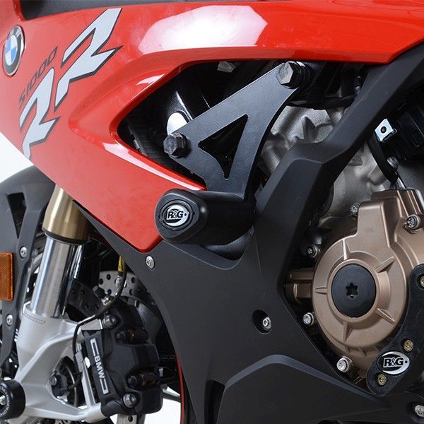 Load image into Gallery viewer, R&amp;G Racing Black Aero Style Crash Protection Bobbins For 2021-2022 BMW M1000RR
