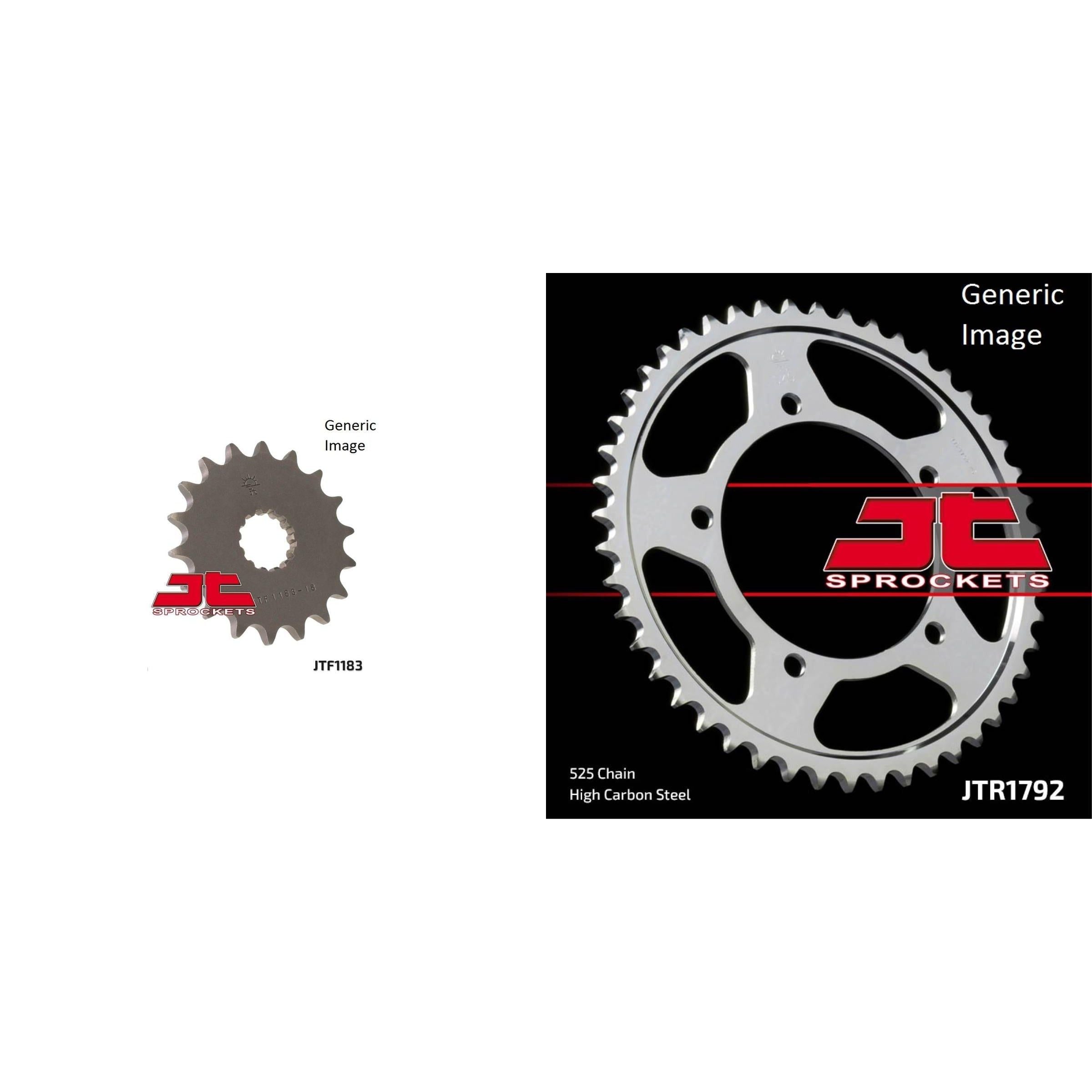 Front & Rear Sprocket Kit for Street TRIUMPH 800 Bonneville 2002-2006