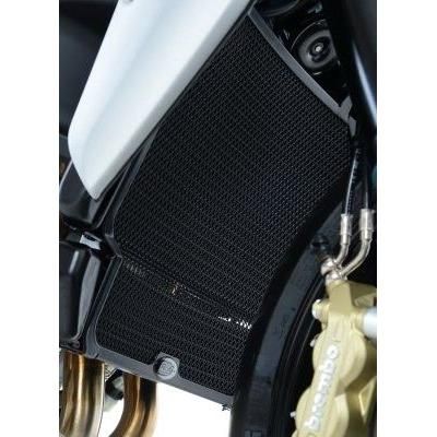 Load image into Gallery viewer, R&amp;G Racing Black Aluminum Radiator Guard RAD0175BK
