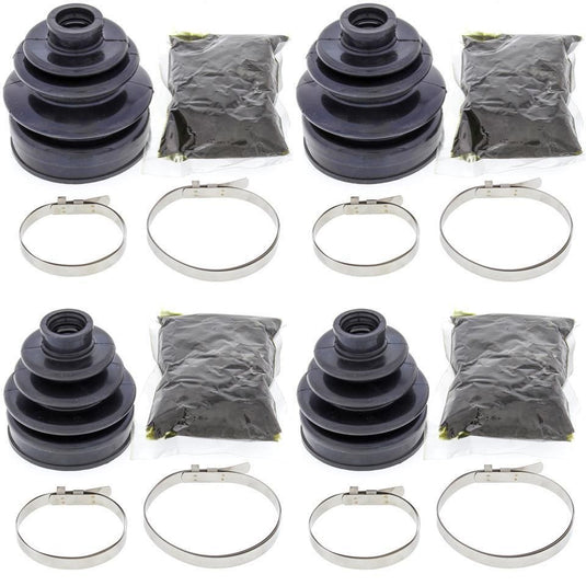 Complete Front Inner & Outer CV Boot Repair Kit for Yamaha 660 RHINO 2004