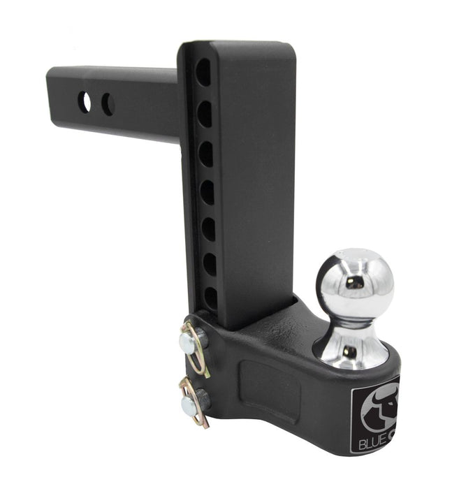 Blue Ox Adjustable Ball Mount fits 2 1/2 Inch Receiver Hitch, 7 Inch Drop/Rise, 12,000 lb Capacity
