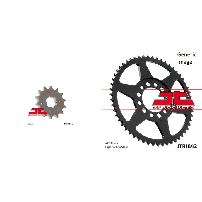 Front and Rear Steel Sprocket Kit for OffRoad YAMAHA TW200 1987-1994