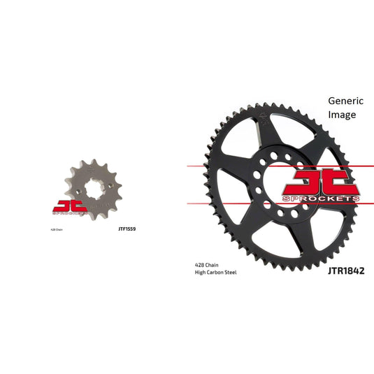 Front and Rear Steel Sprocket Kit for OffRoad YAMAHA TW200 1987-1994