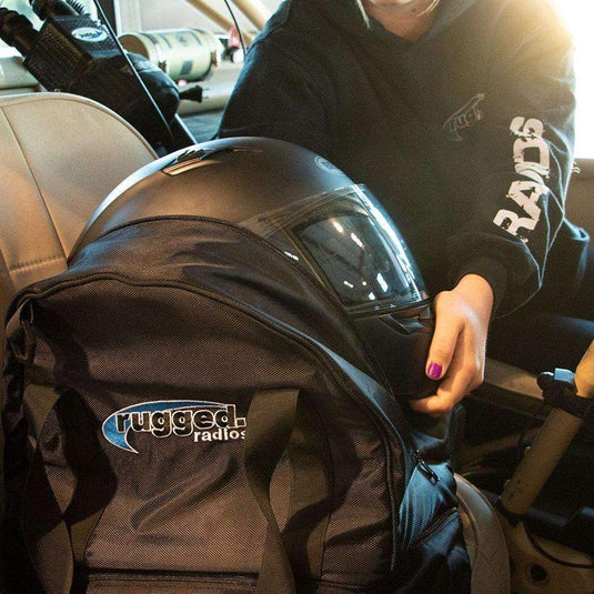 Rugged Radios Helmet Bag with Bottom Storage Compartment HELMET-BAG-XL