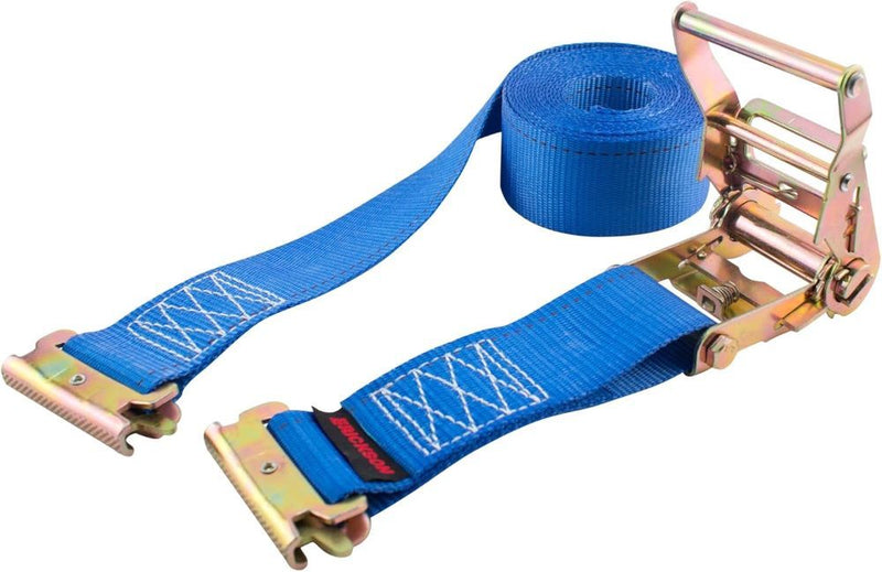 Load image into Gallery viewer, Erickson 59136 Blue 2" x 12' Ratcheting E-Track Logistic Strap
