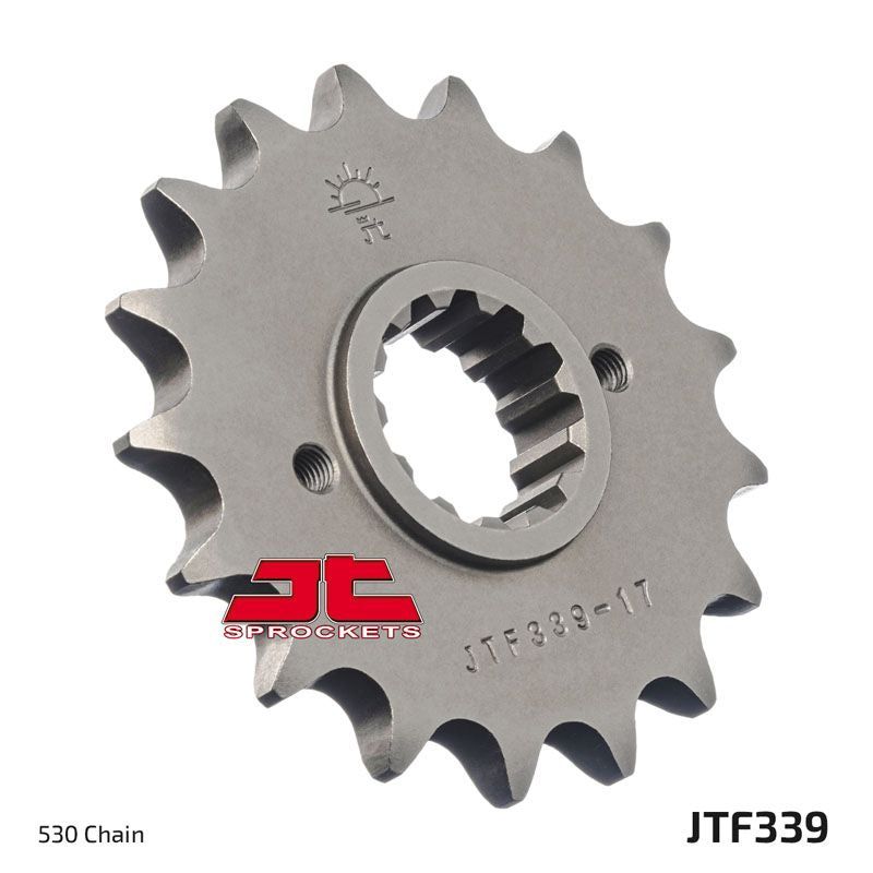 Load image into Gallery viewer, JT Sprockets Front Steel Countershaft Sprocket 18 Tooth 18T 530 Chain JTF339.18
