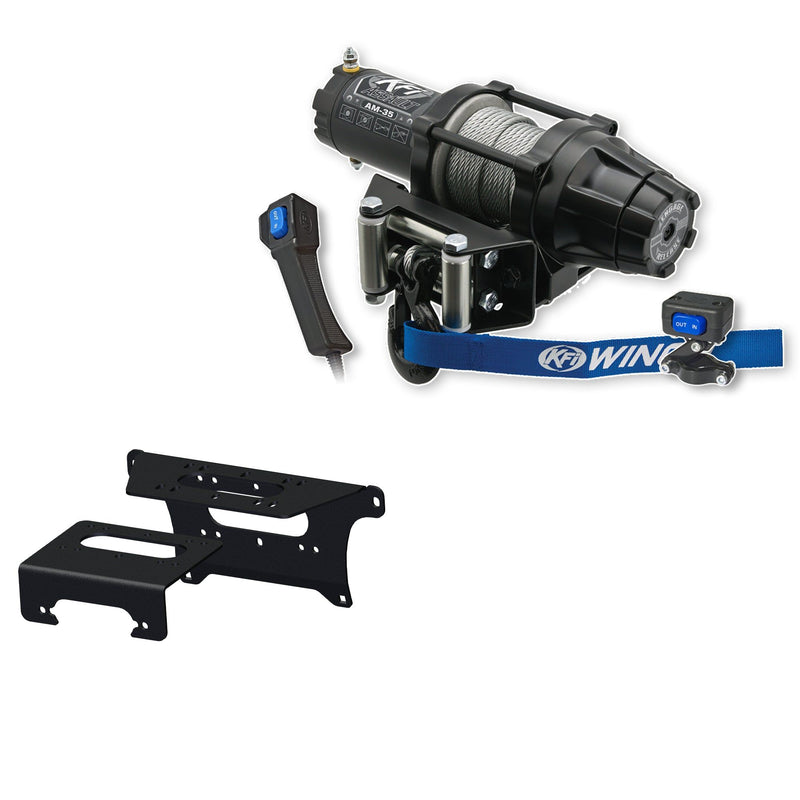 Load image into Gallery viewer, KFI Winch Kit For Polaris 1000 XP Ranger Full-Size 4x4 Crew Models: (EPS / Premium / LE / Trail Boss) 2019-2024
