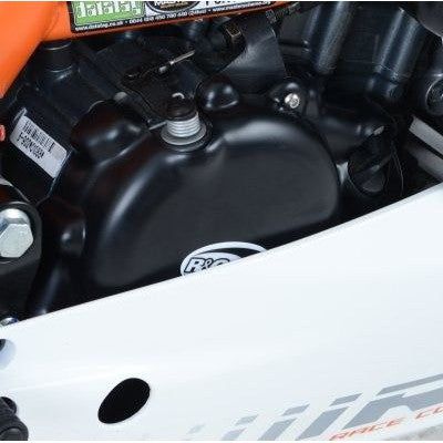 Load image into Gallery viewer, R&amp;G Racing Black 2 Piece Engine Case Cover Kit For 2020-2021 KTM 125 Duke
