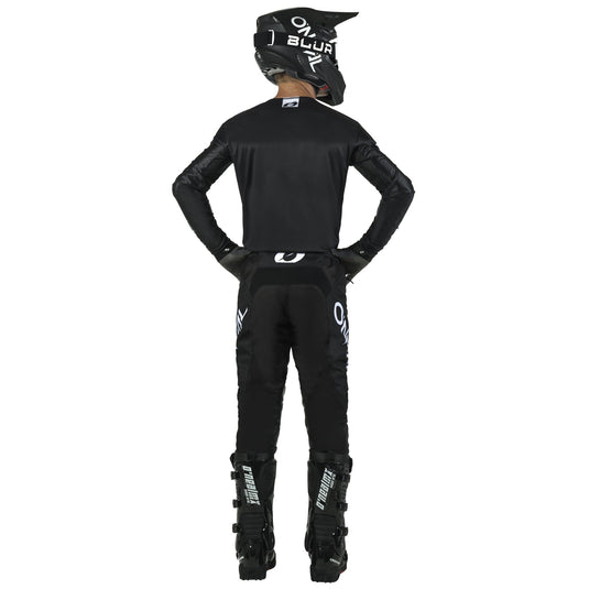 Motocross Jersey 242 O'Neal Mayhem Hexx Black / White Motocross Jersey