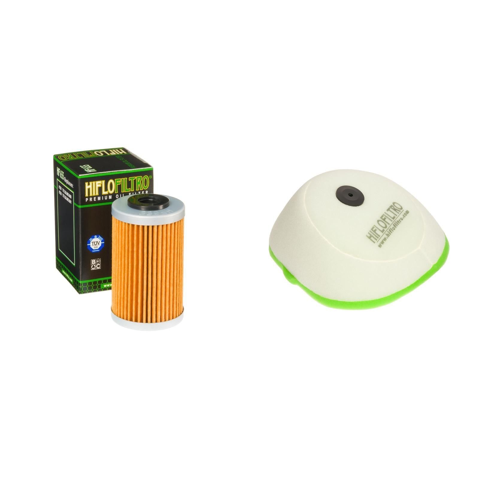 HIFLO FILTRO Oil and Dual-Stage Foam Air filter Kit for KTM 250 SX-F 08-10