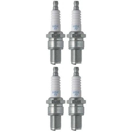 Set 4 NGK Standard Spark Plugs for Kawasaki KX100 2013-2009 Engine 100cc