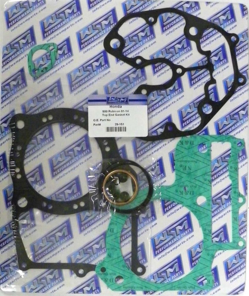 Load image into Gallery viewer, WSM Top End Gasket Kit For Honda 500 Rubicon 01-14 29-151
