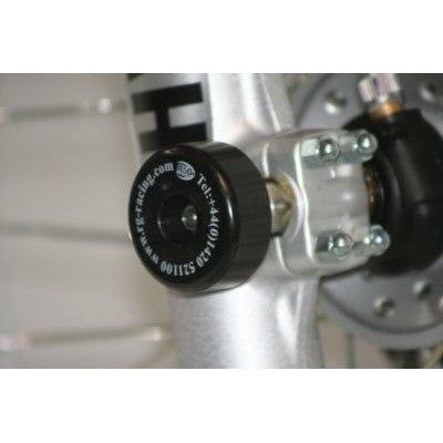 Load image into Gallery viewer, R&amp;G Racing Black Fork Protectors For 1974-1981 Yamaha DT125 R
